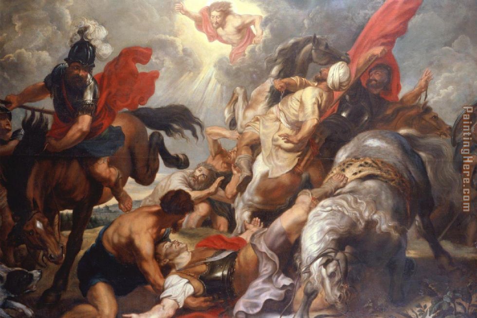 The Conversion of St. Paul painting - Peter Paul Rubens The Conversion of St. Paul art painting
